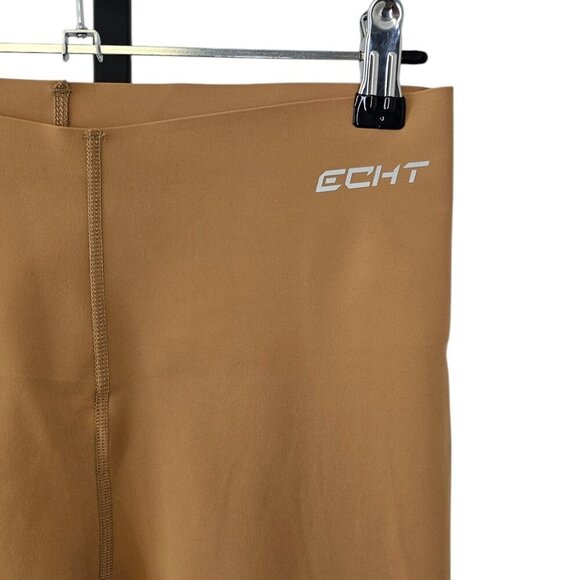 ECHT Womens High Rise Tan Athletic Leggings, Thick Waist for Control, Size M - Picture 3 of 8